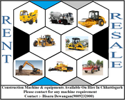 Construction Machine Available On Rent/Resale