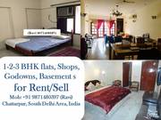 3bhk 2bhk 1bhk flat for rent in rajpur khurd 
