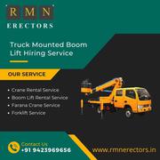 Looking For Truck Mounted Boom Lift Hiring Service In India